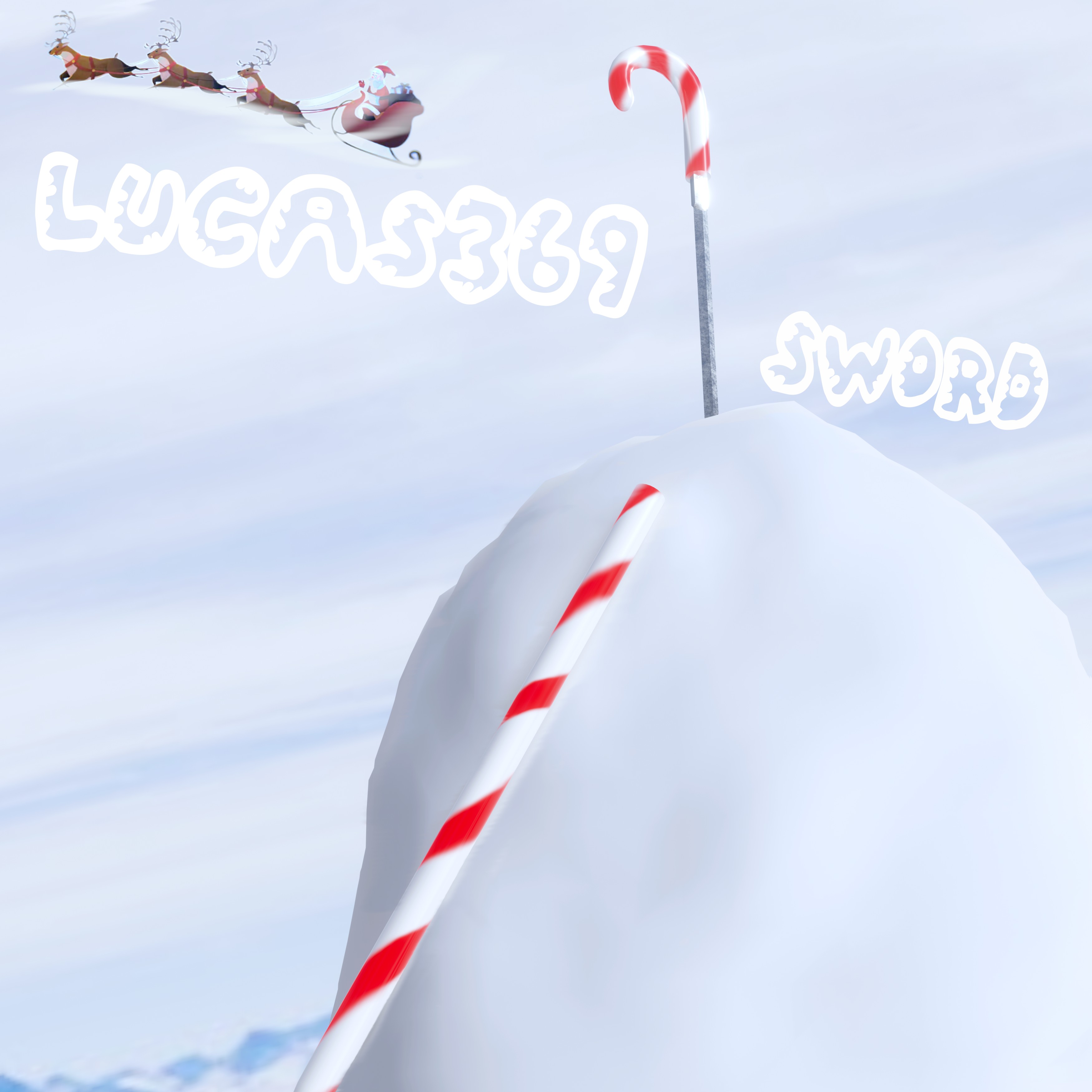 Candy Cane Sword