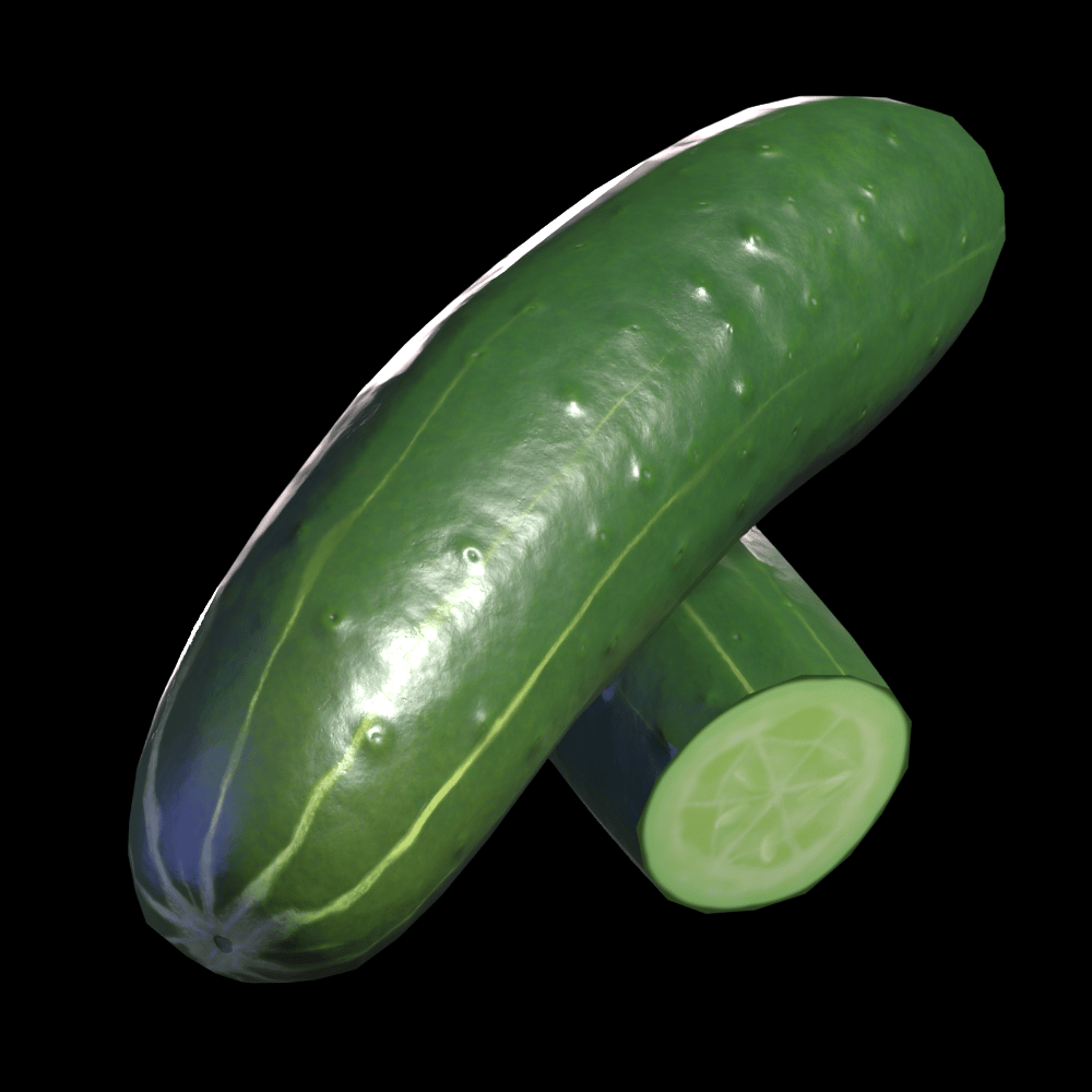 Cucumber with physbones