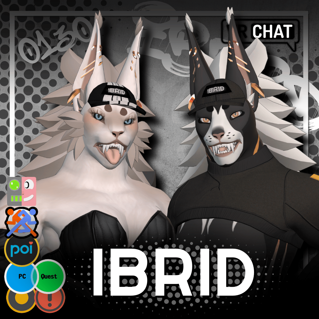 IBRID Hybrid Cat Avatar Vrchat 3.0 (PC & Quest)