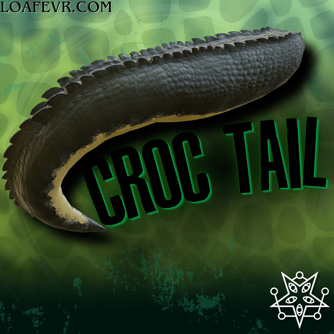 Croc Tail - VR Avatar Asset