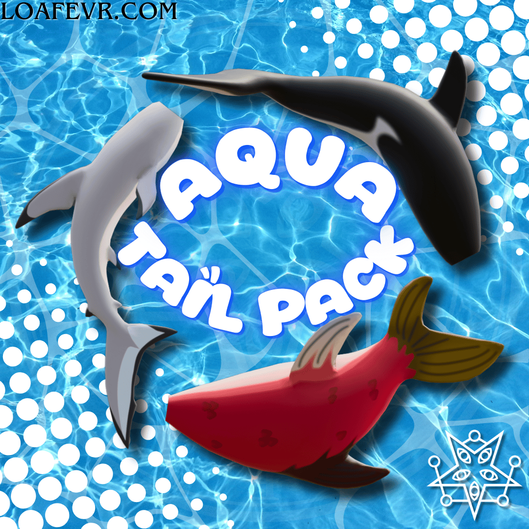 Aqua Tail Pack - VR Avatar Assets
