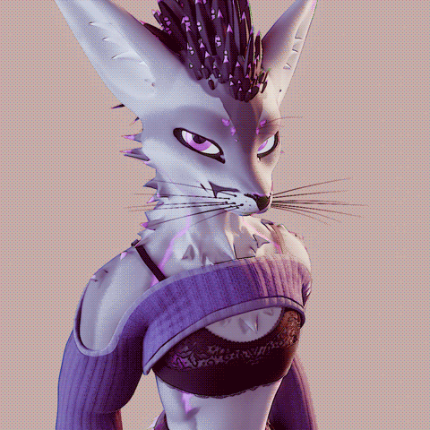 Lingerie and Croptop Outfit for the Rexouium + Magpie