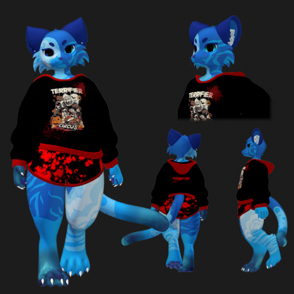 Mayu Terrifyer clothes texture