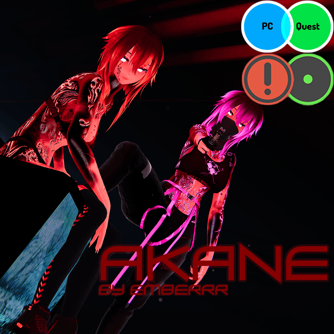 Akane - Cybernetic Sniper (VCC/SPS/Quest/Green Ver.) Unity 2022