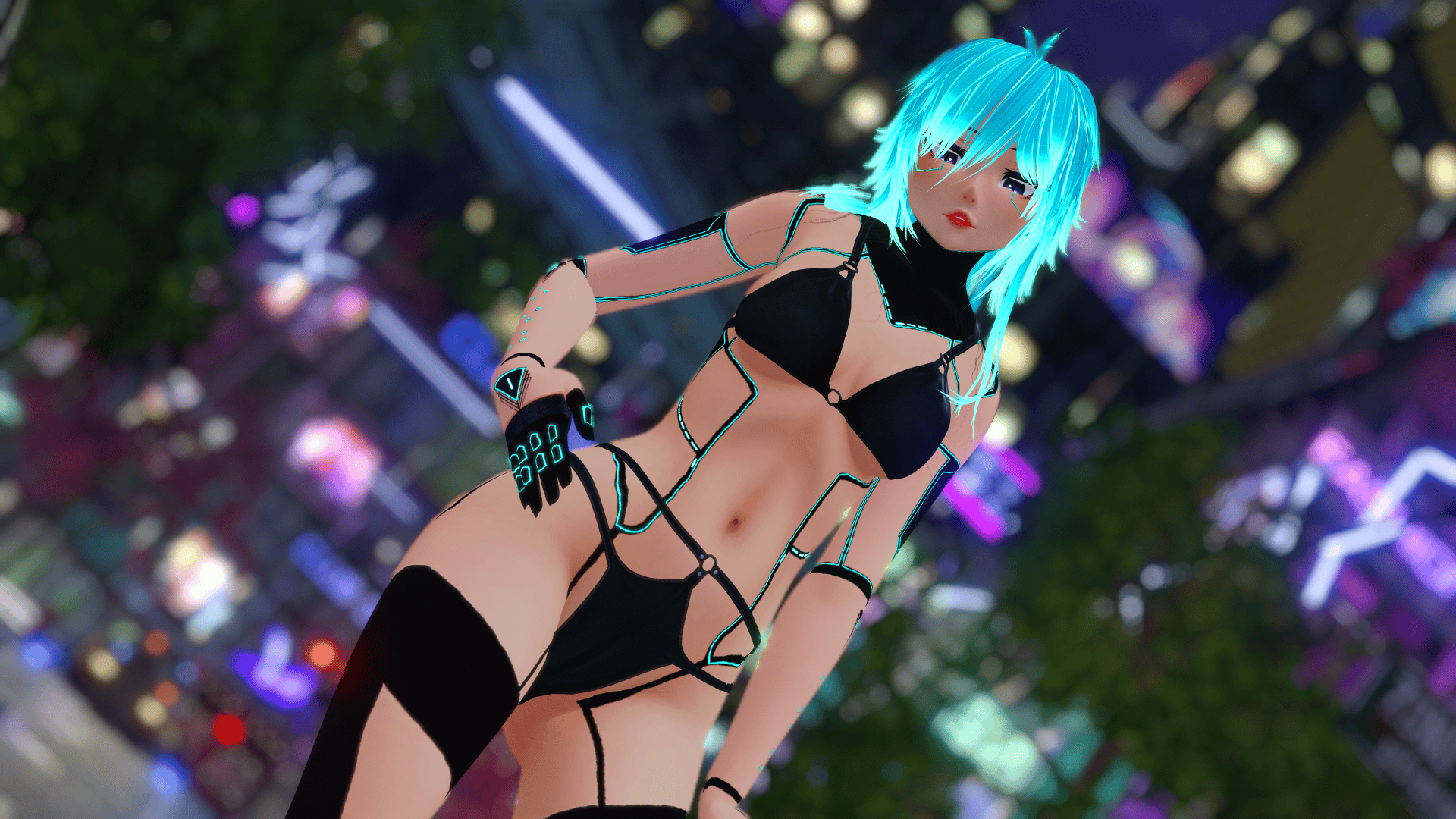 Kokoro - Cybernetic Samurai (VCC/SPS/Quest/Green Ver.) Unity 2022