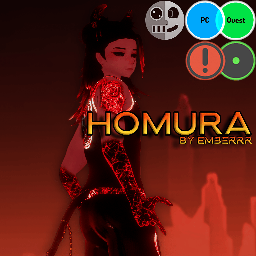 Homura - Pyromancer (VCC/SPS/FT/Quest/Green Ver.) Unity 2022