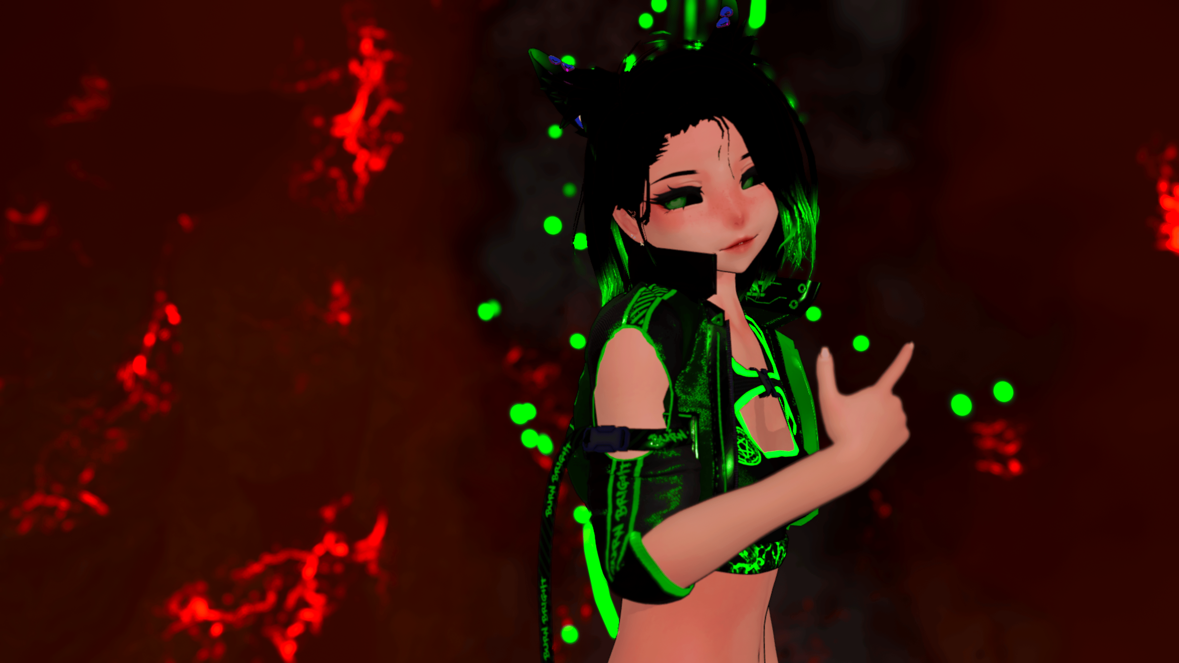 Pyromancer Couple - Hikaru x Homura (VCC/SPS/FT/Quest/Green Ver.) Unity 2022