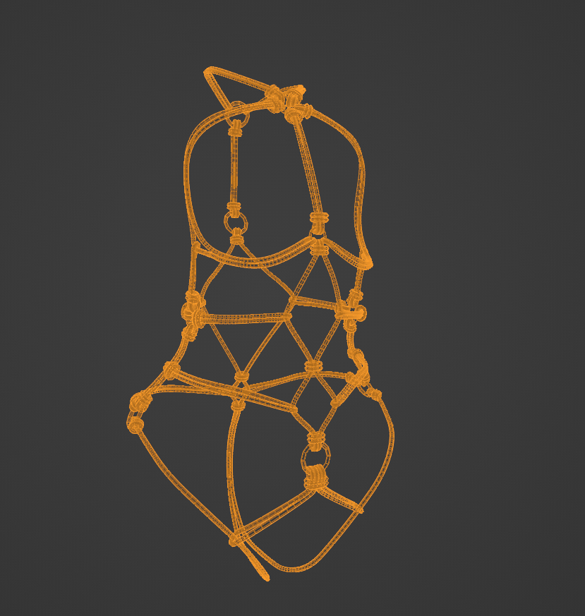 Rope Harness | E-Girl heeled and flat | 150+ textures