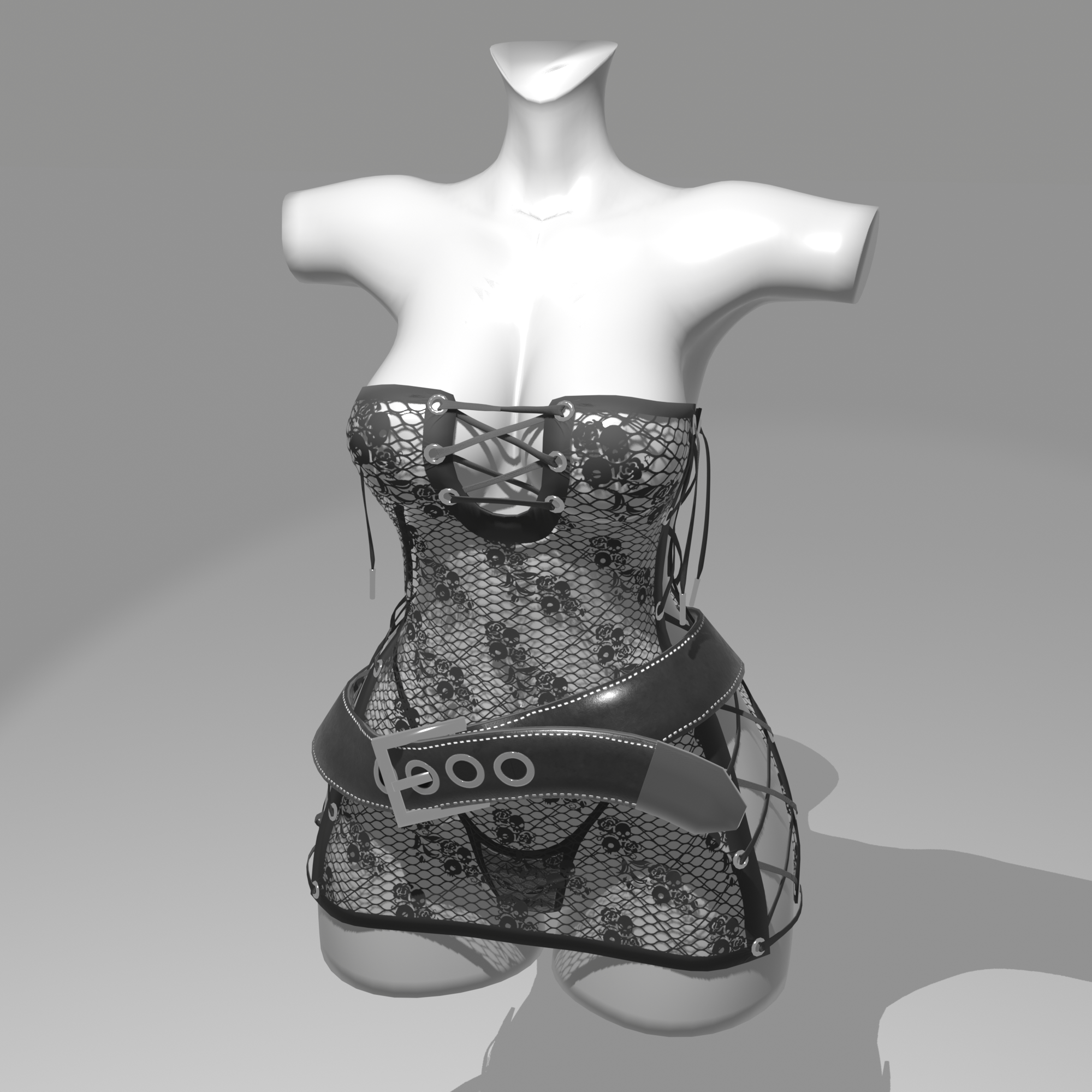 Goth Tube Dress | E-girl Vrbase