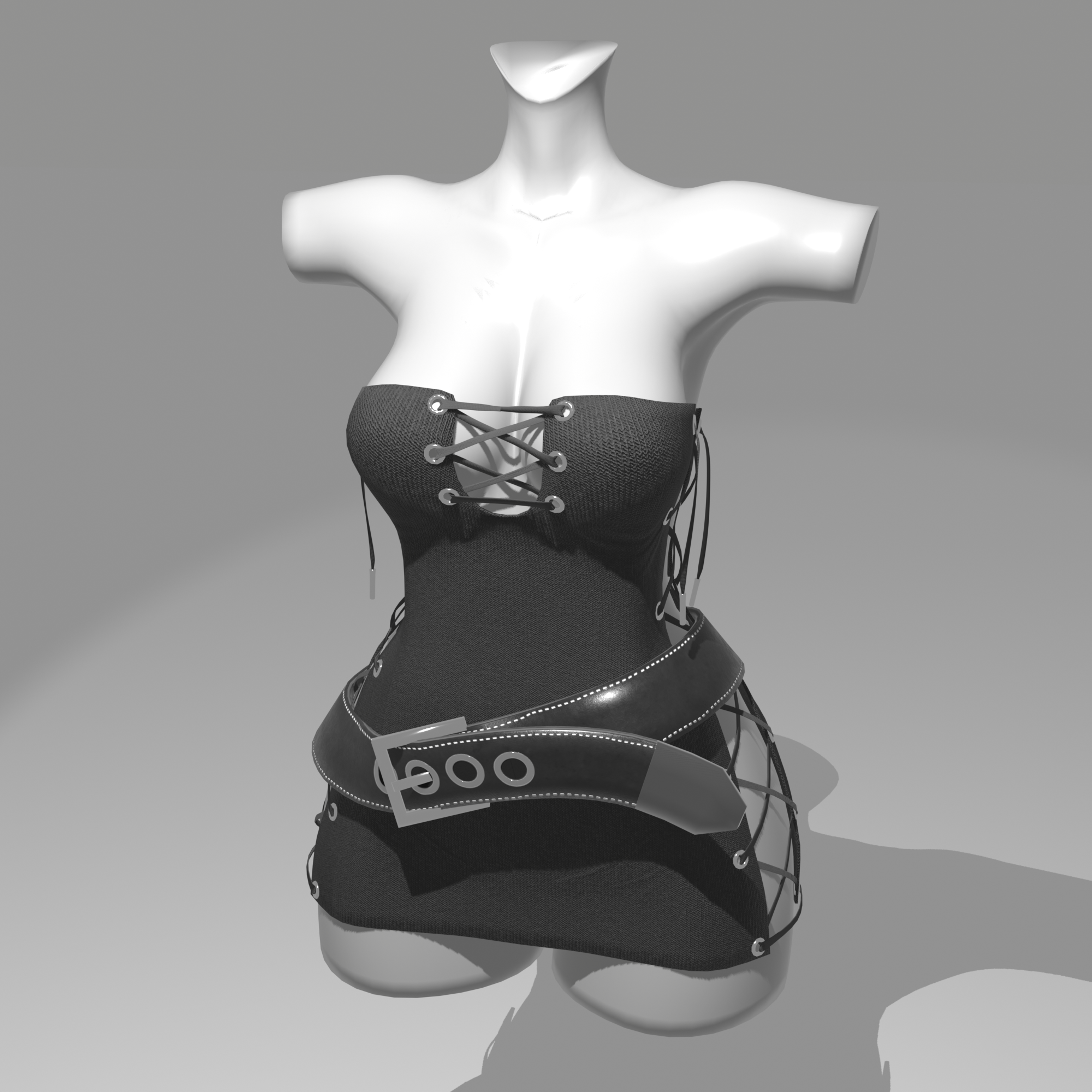 Goth Tube Dress | E-girl Vrbase