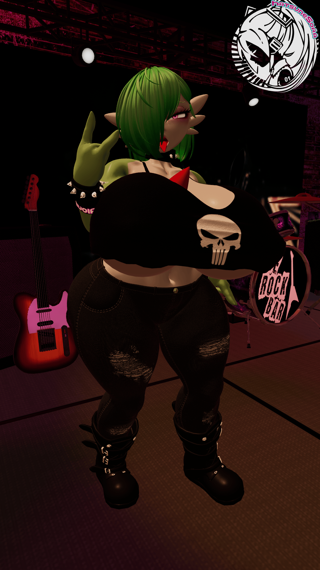 Gardevoir's Bom39 Rockpunk Outfit DLC (VRC PC) 