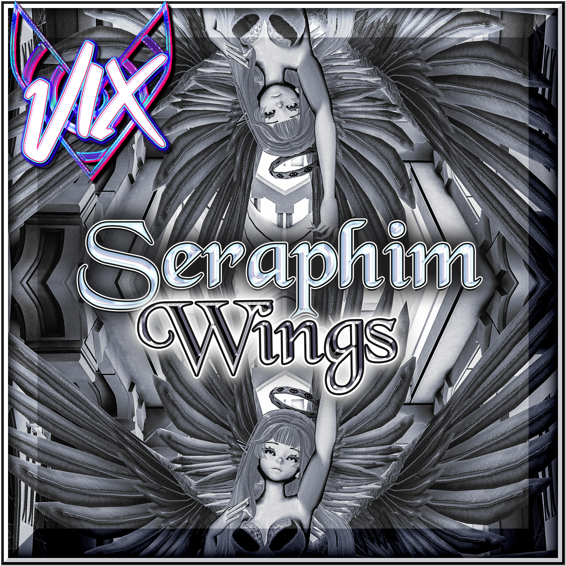 SERAPHIM WINGS [OPTIMIZED] for Angel, Bird, Avian, Furry Avatars