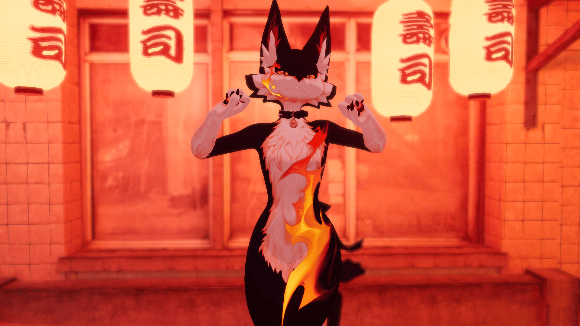 Fire Demon Tattoos for the Novabeast (+ AudioLink)