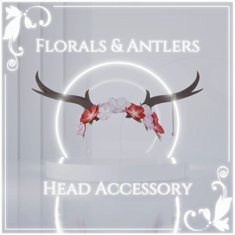 「 Antlers & Florals 」Head Accessory