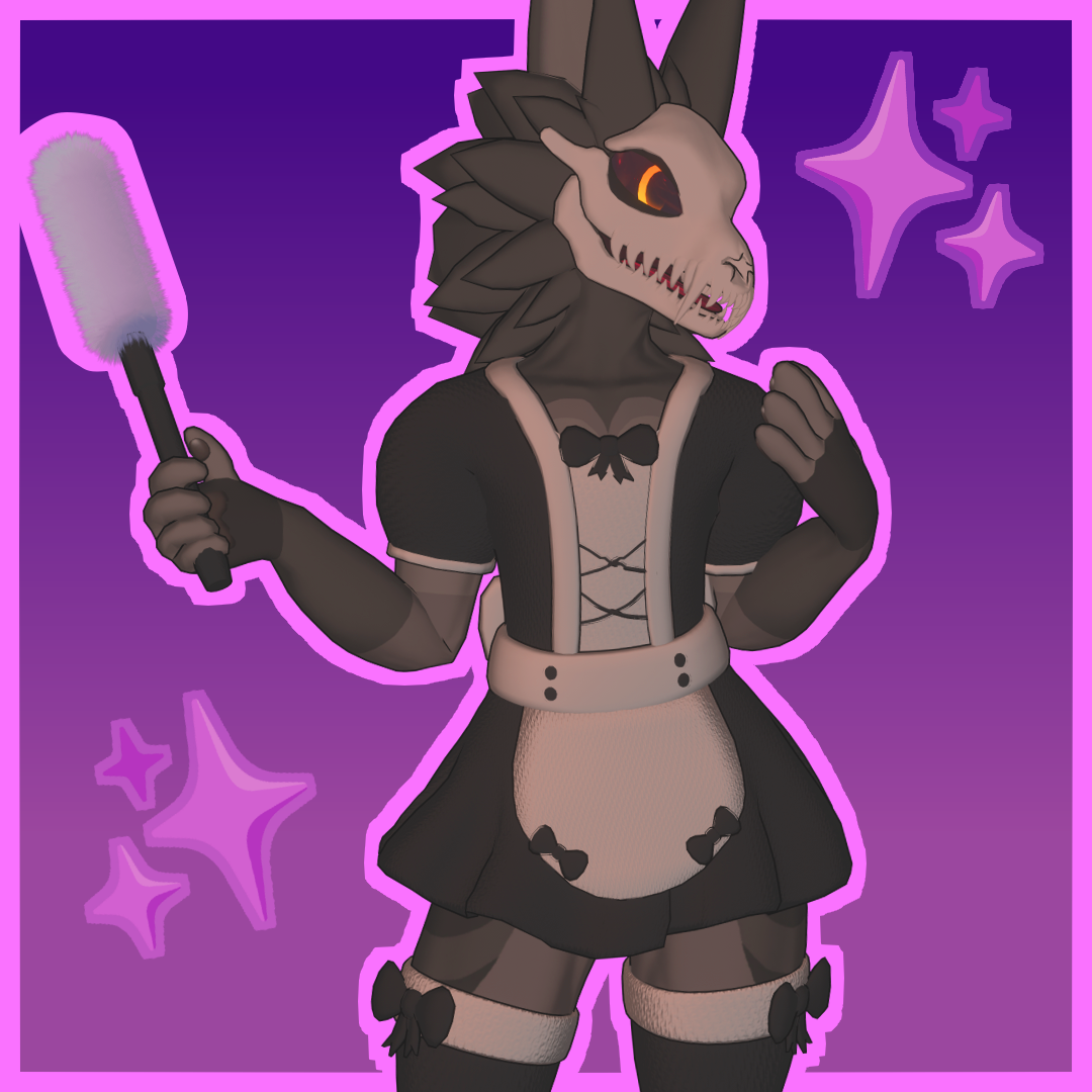 Skullbeast maid outfit