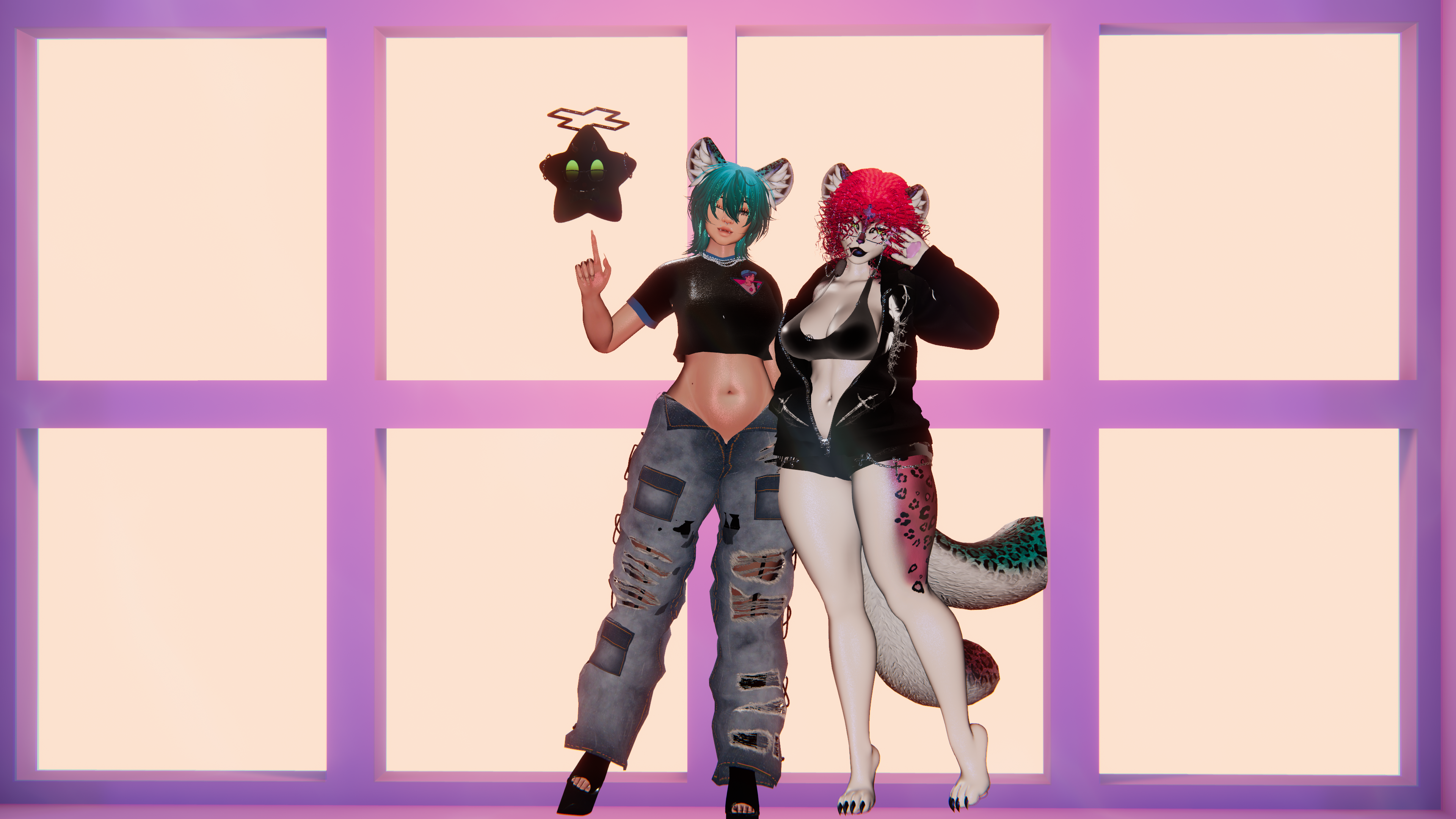 Laura the Snowleopard (human version included) PC-Quest-Opti