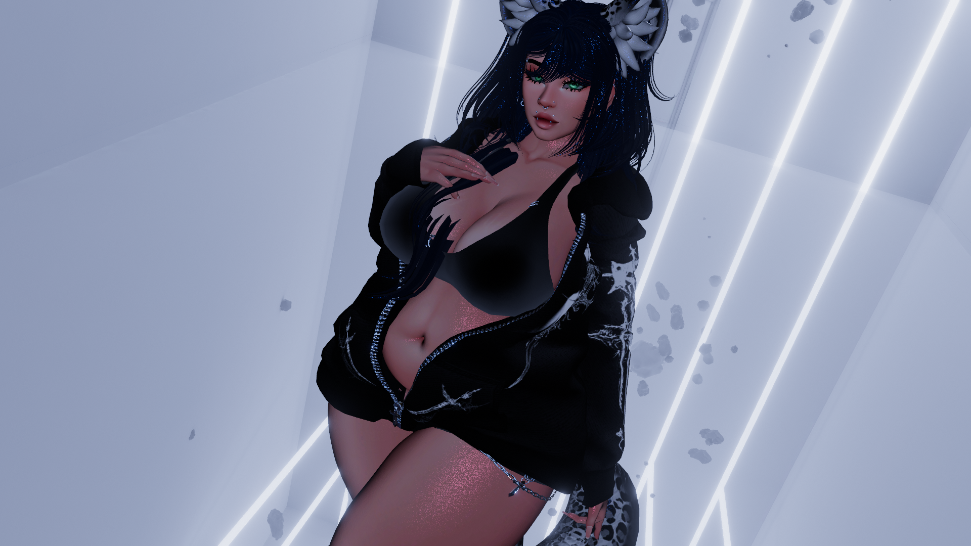 Laura the Snowleopard (human version included) PC-Quest-Opti