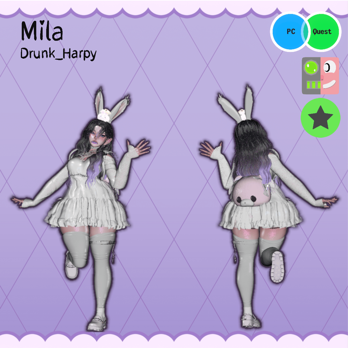 MILA Valentine's Bunny - PC/Quest/Ft/Opti