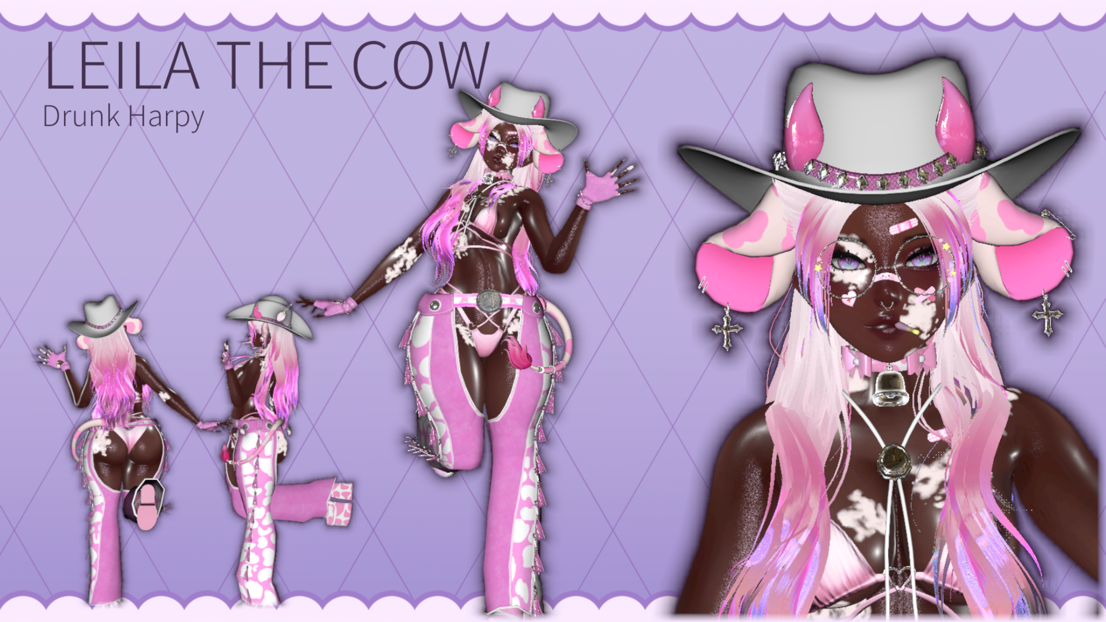 Leila the Cow PC / Quest / Opti / SPS / Face Tracking