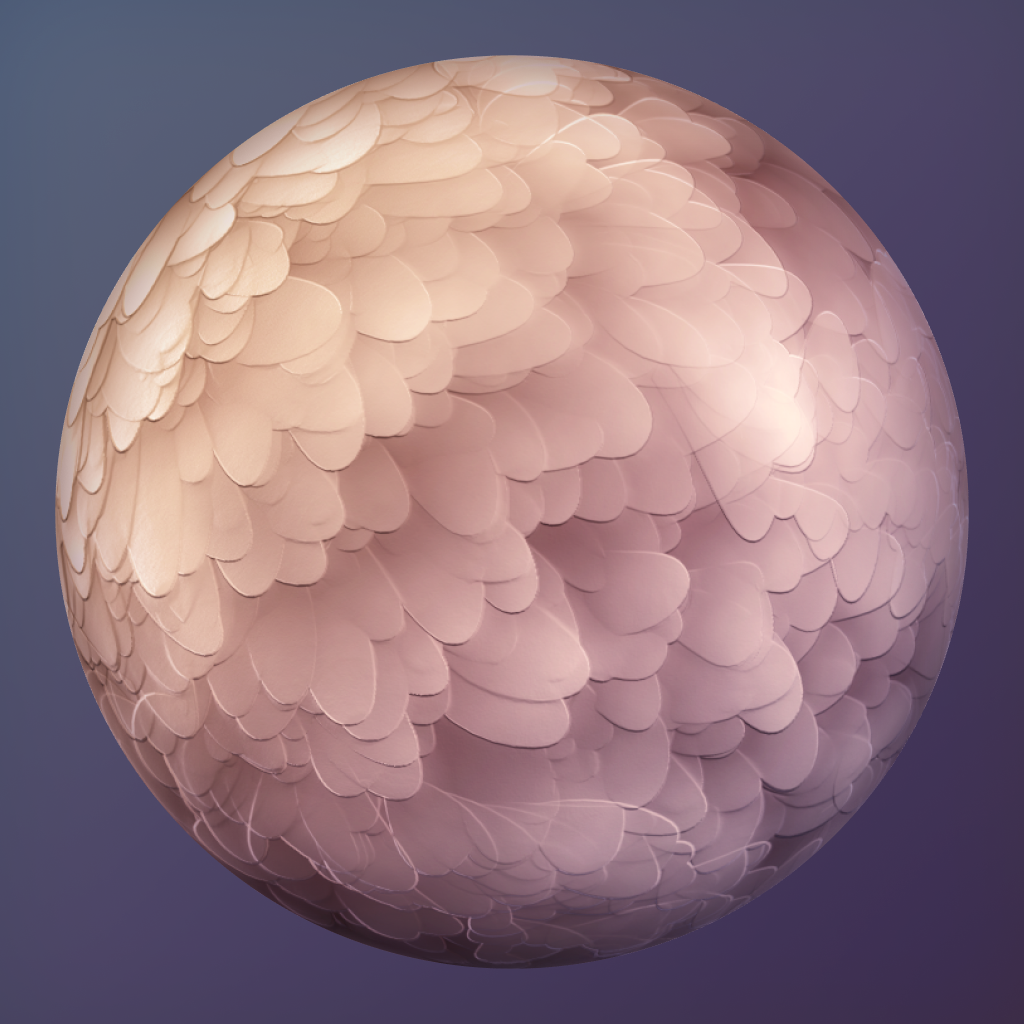 Round Feather Brush