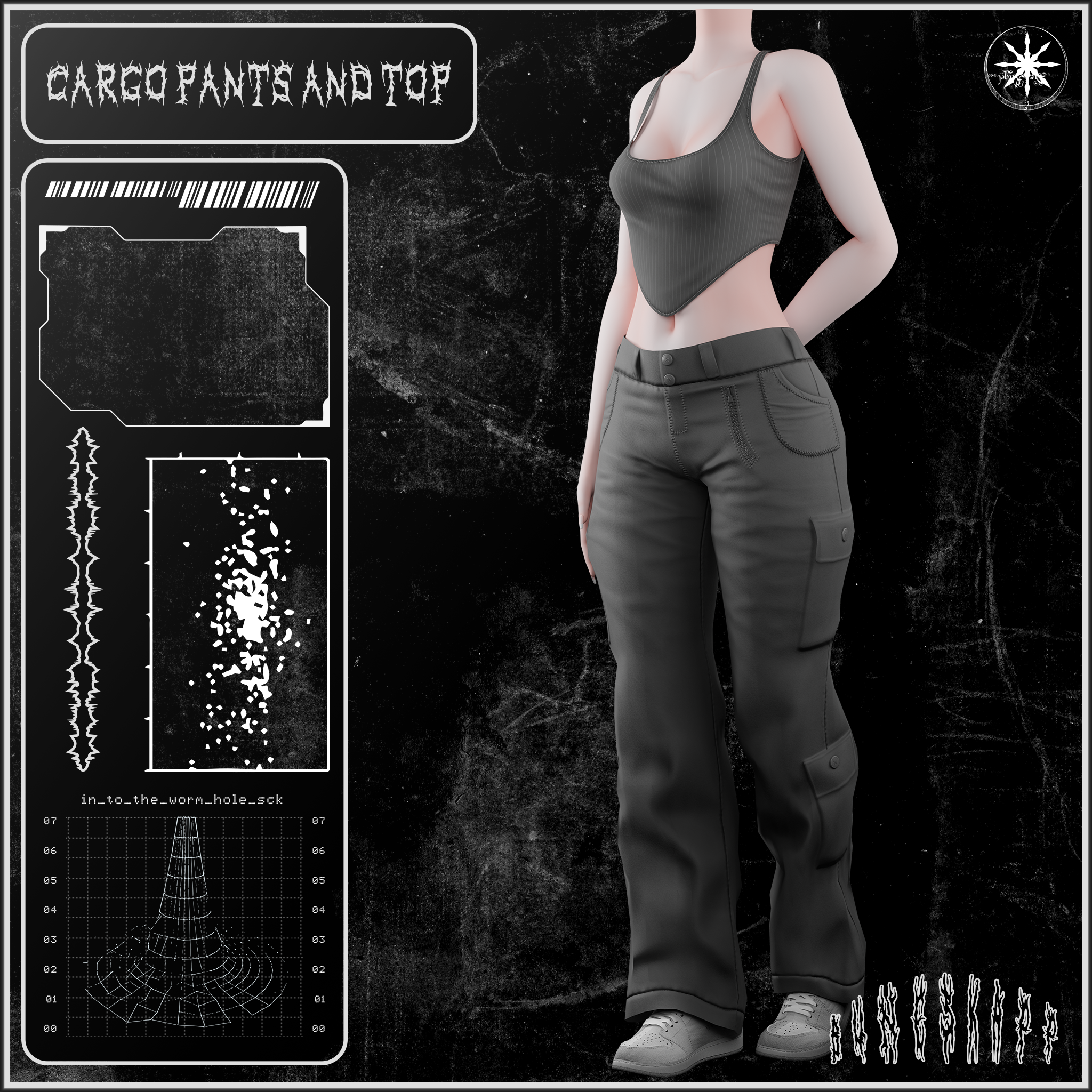 Cargo Pants and Top