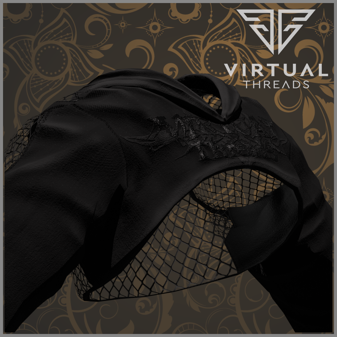 Mesh Crop Hoodie