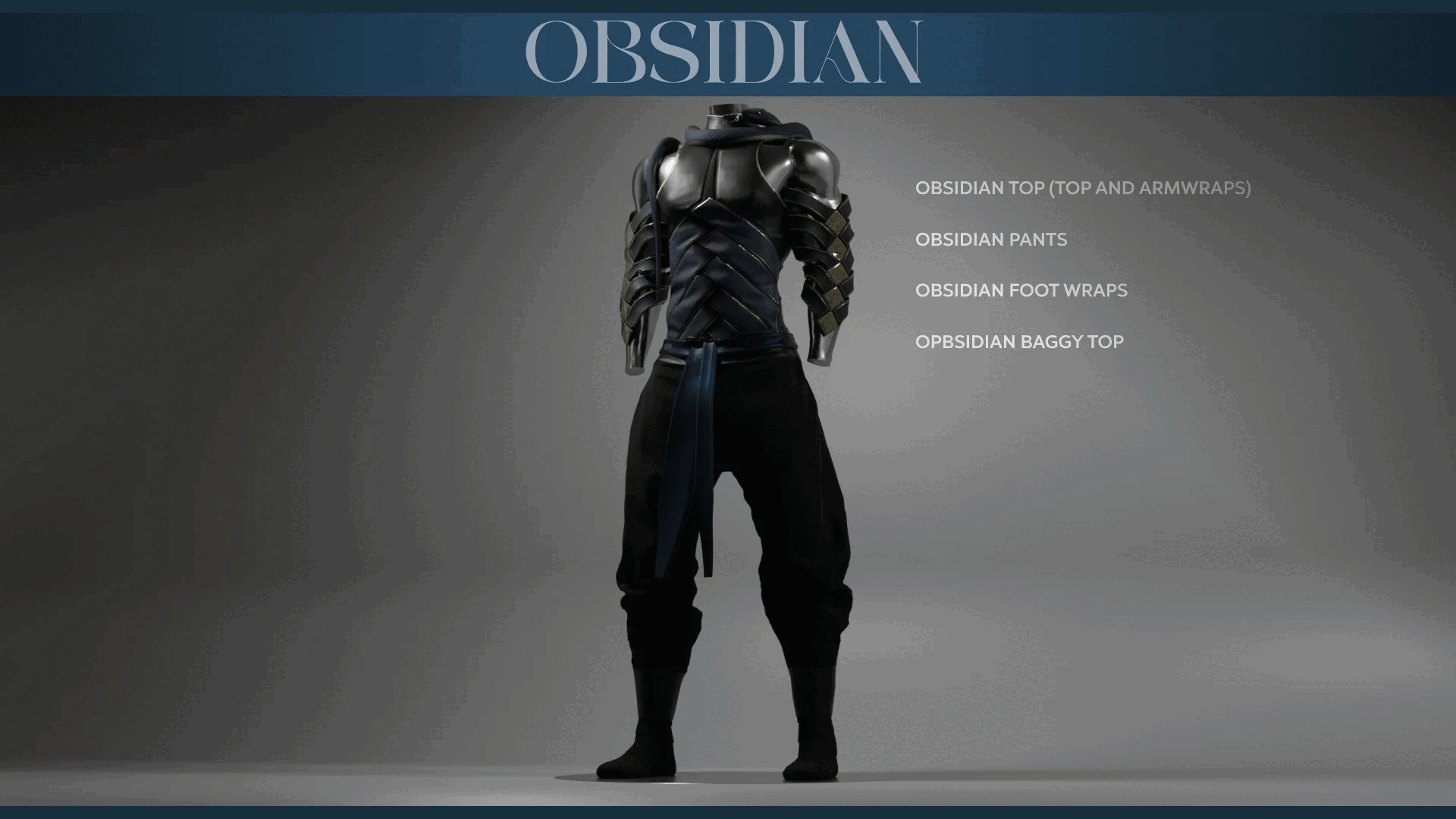 Obsidian Clothing Set