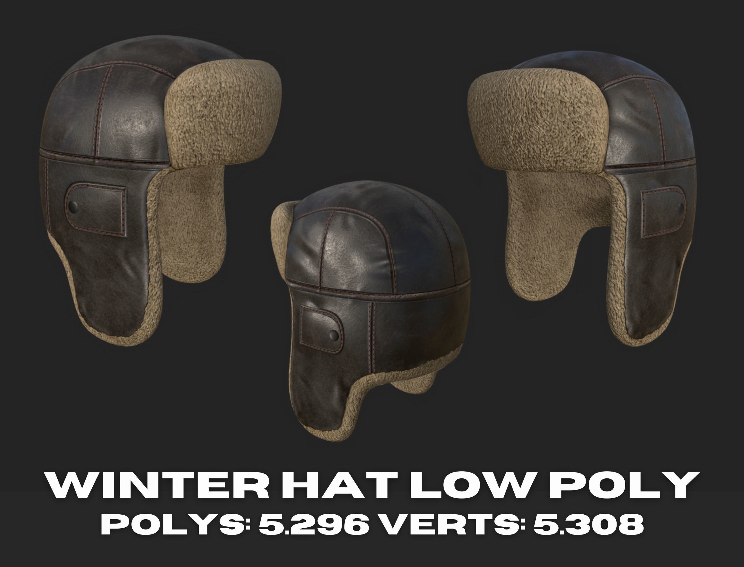 Winter Hat - Aviator - Military | WOLVES STUDIO