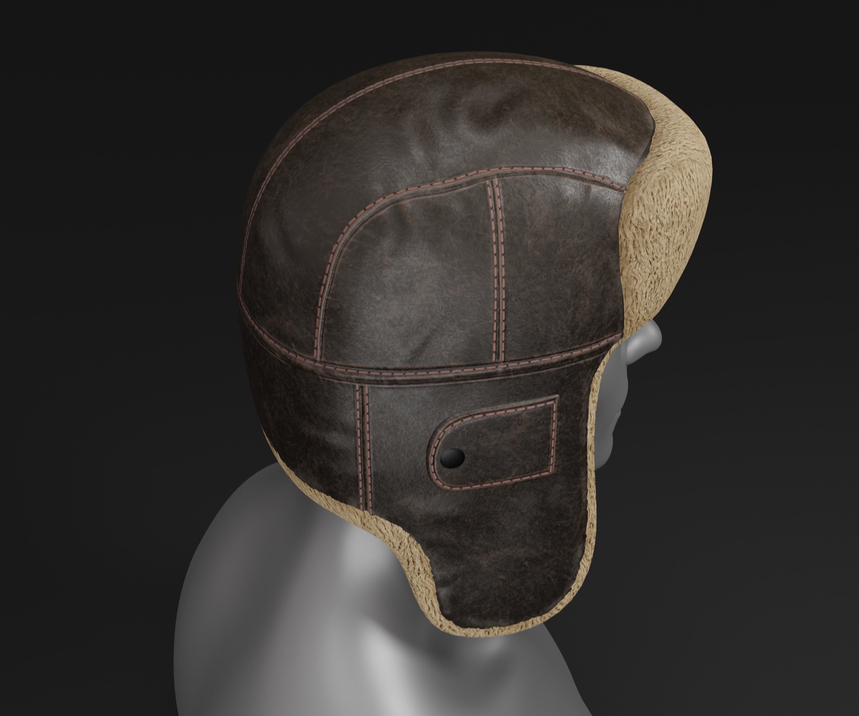 Winter Hat - Aviator - Military | WOLVES STUDIO