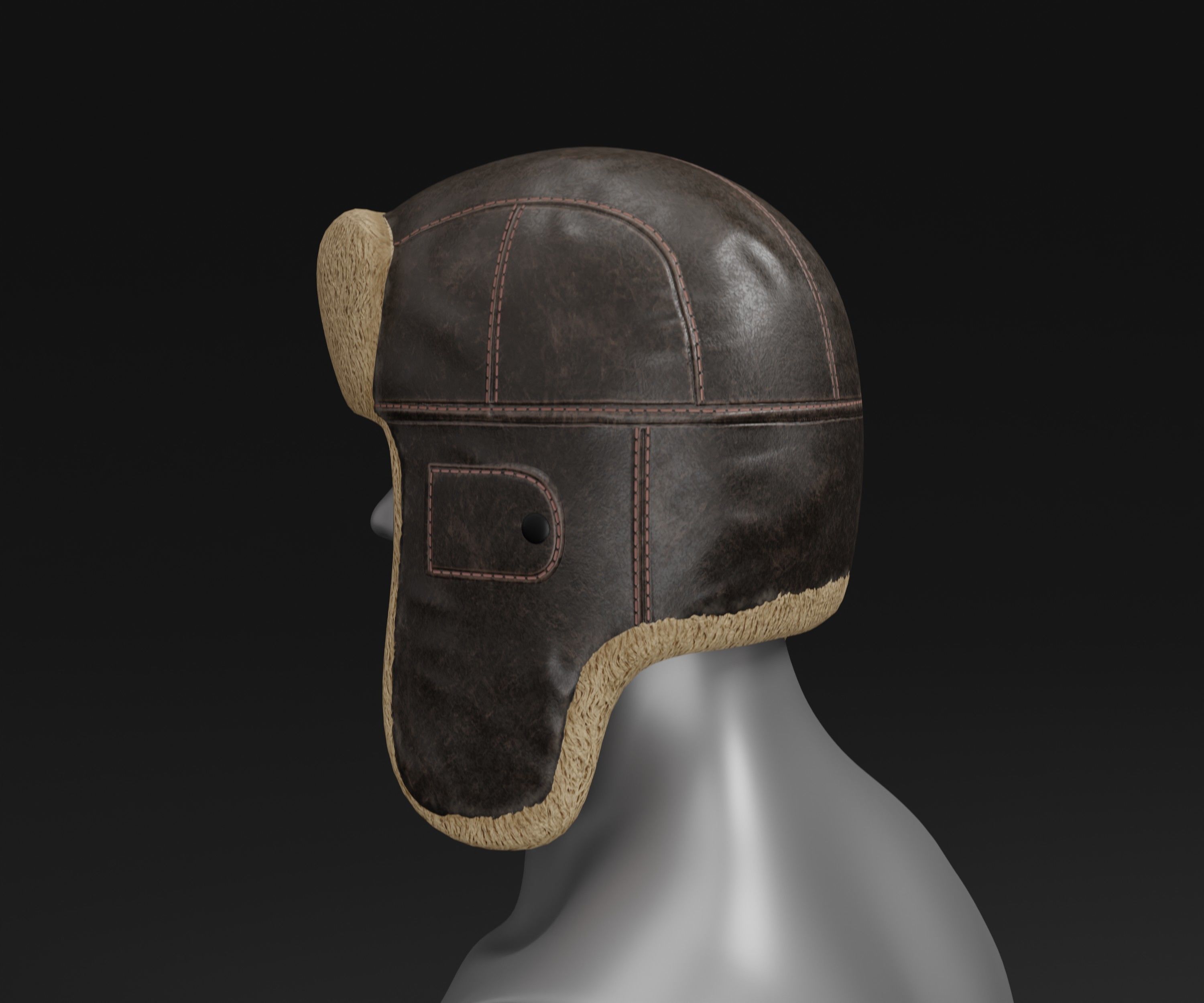 Winter Hat - Aviator - Military | WOLVES STUDIO