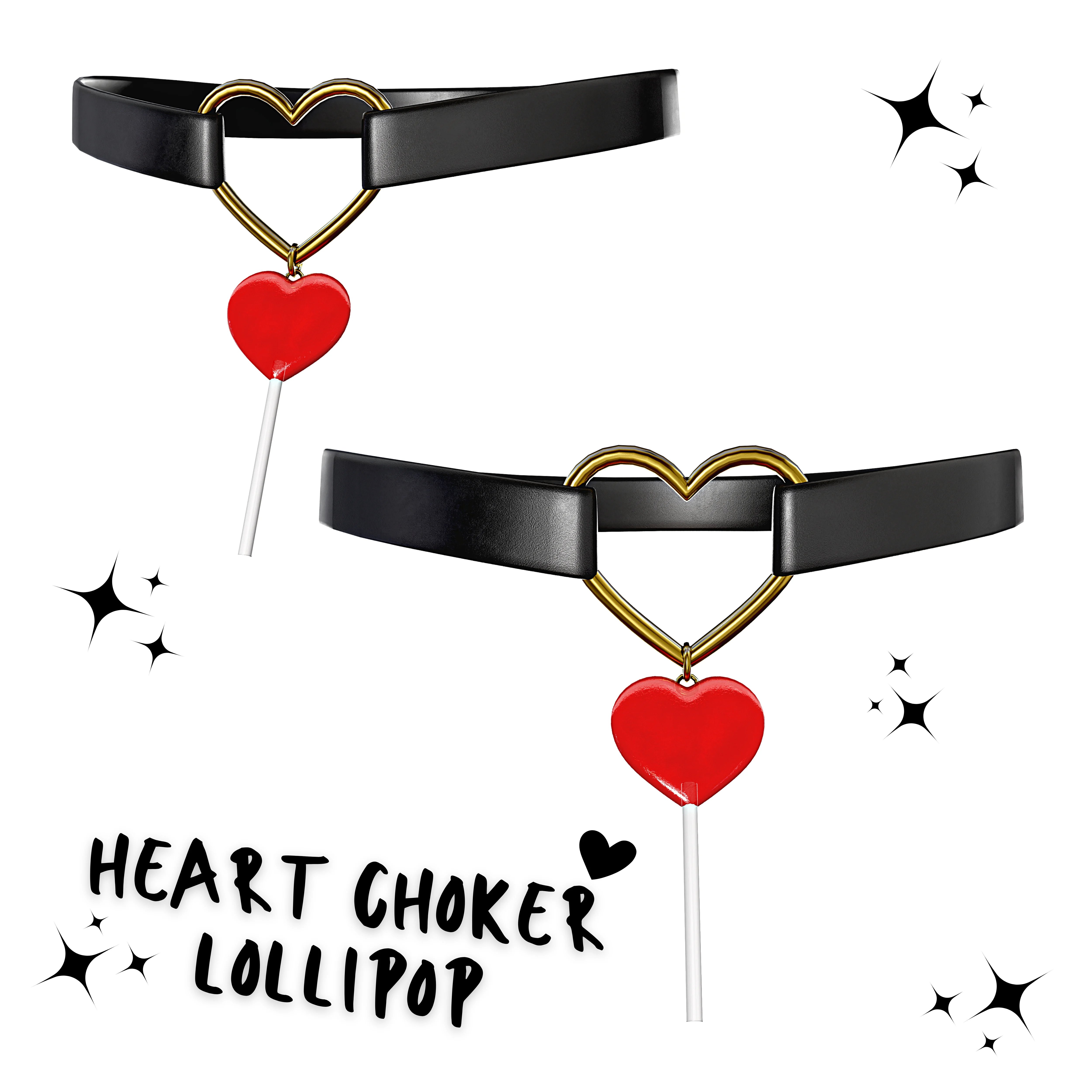 Heart Choker - Lollipop Kawaii | WOLVES STUDIO