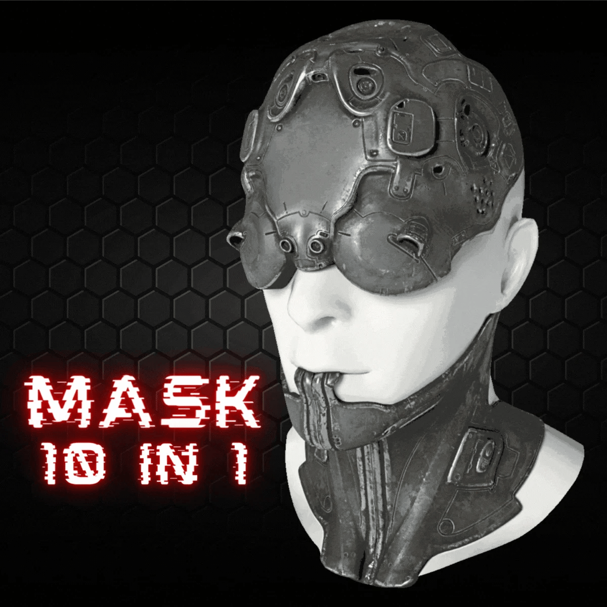Mask Mecha Robot Cyberpunk BUNDLE | WOLVES STUDIO