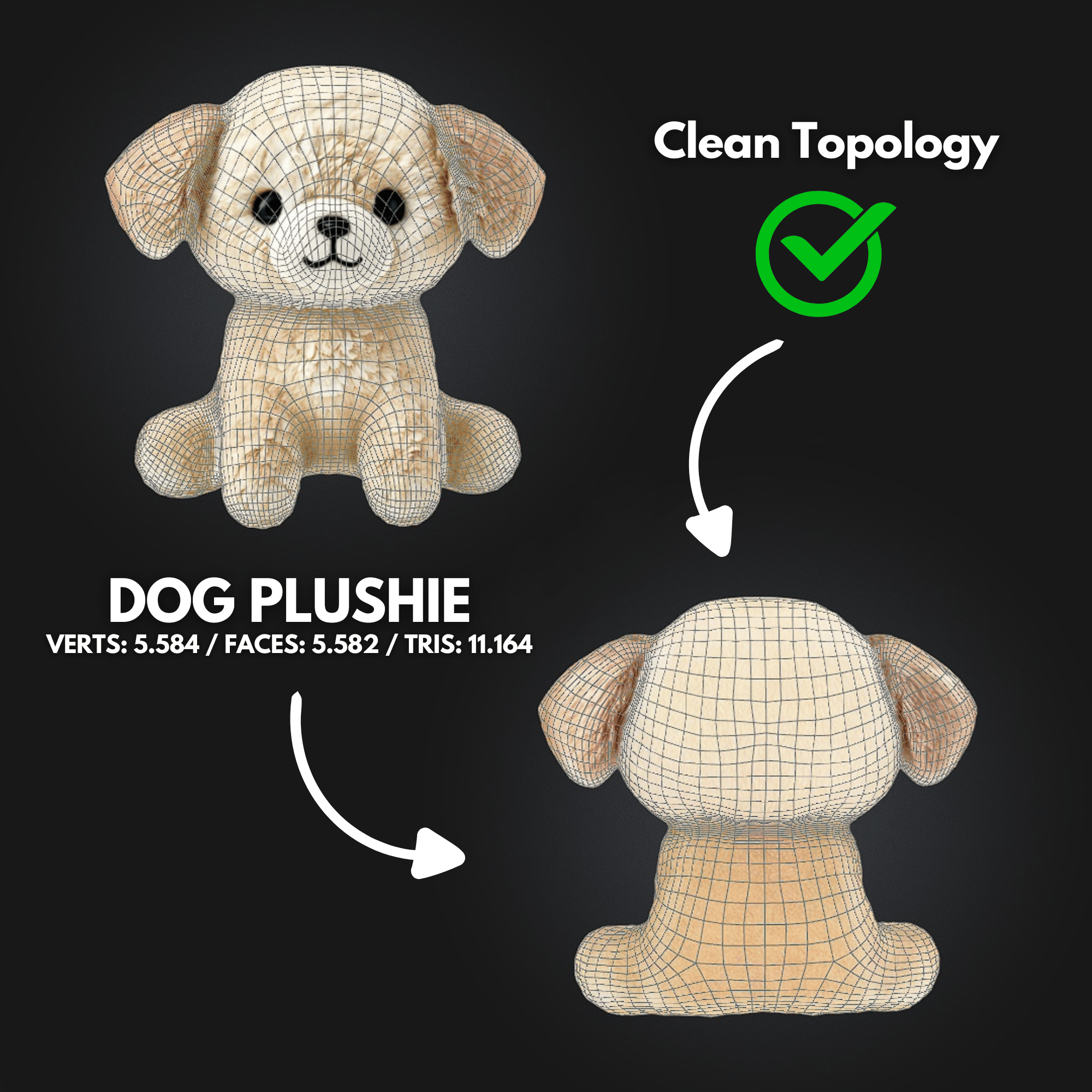 DOG PLUSHIE PUPPY - VRC MASCOT | WOLVES STUDIO