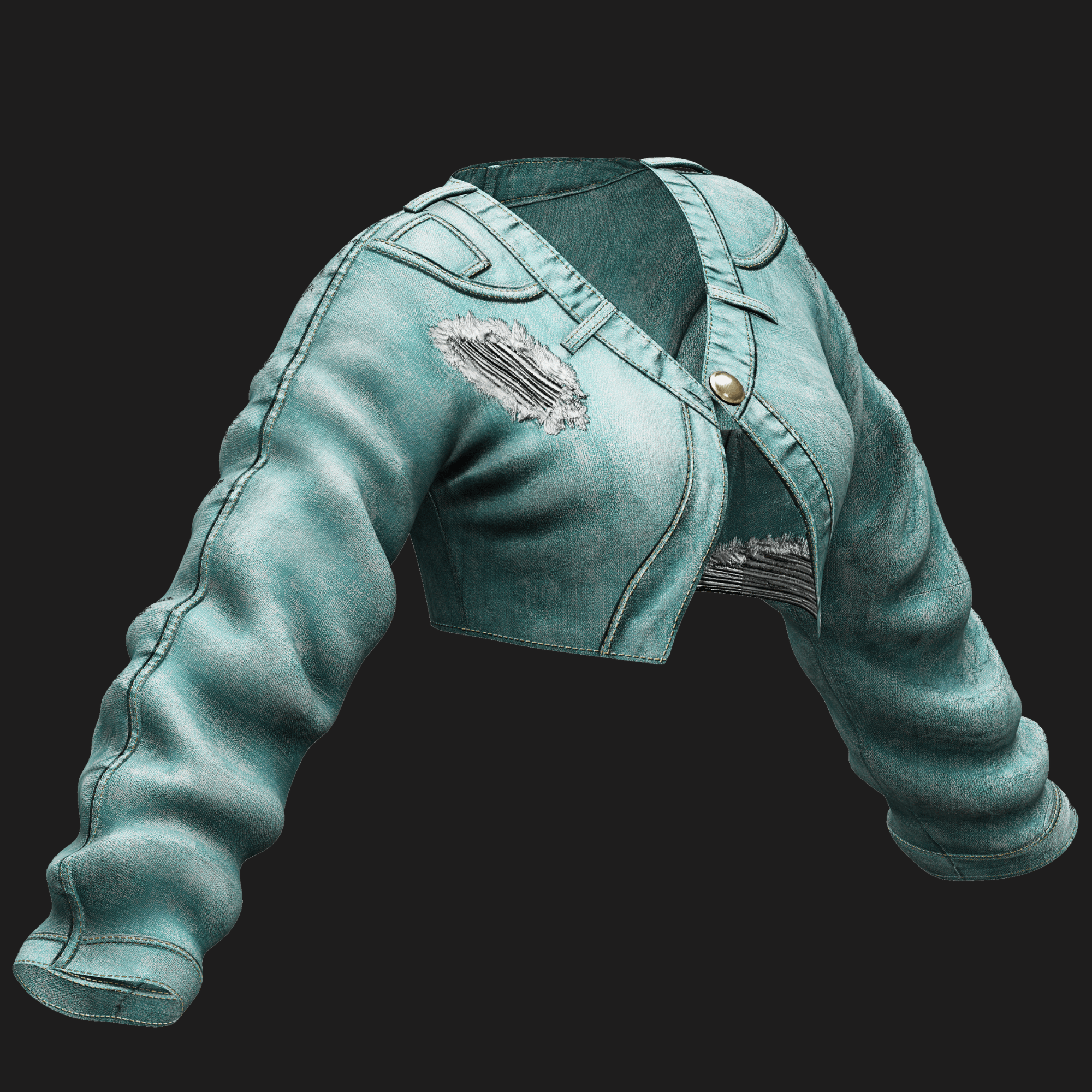 WOMEN'S DENIM JACKET - 3 COLORS | WOLVES STUDIO