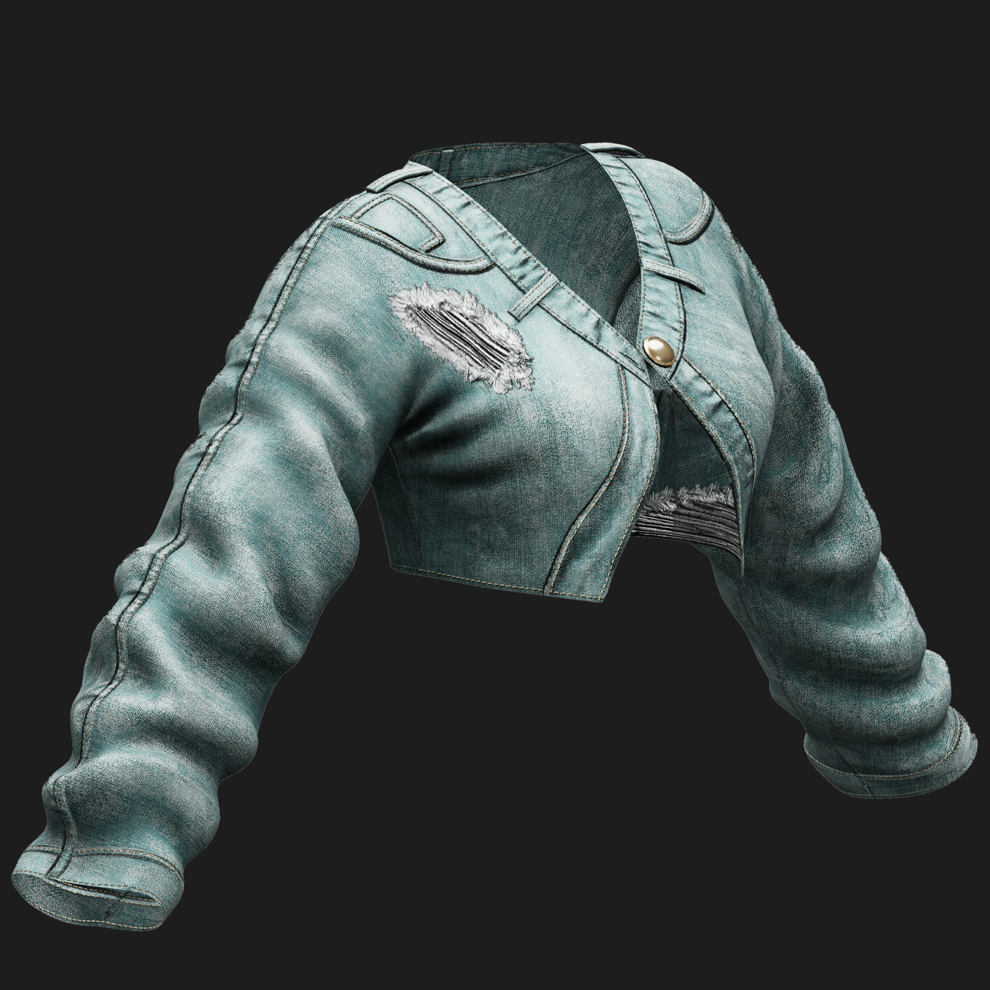WOMEN'S DENIM JACKET - 3 COLORS | WOLVES STUDIO