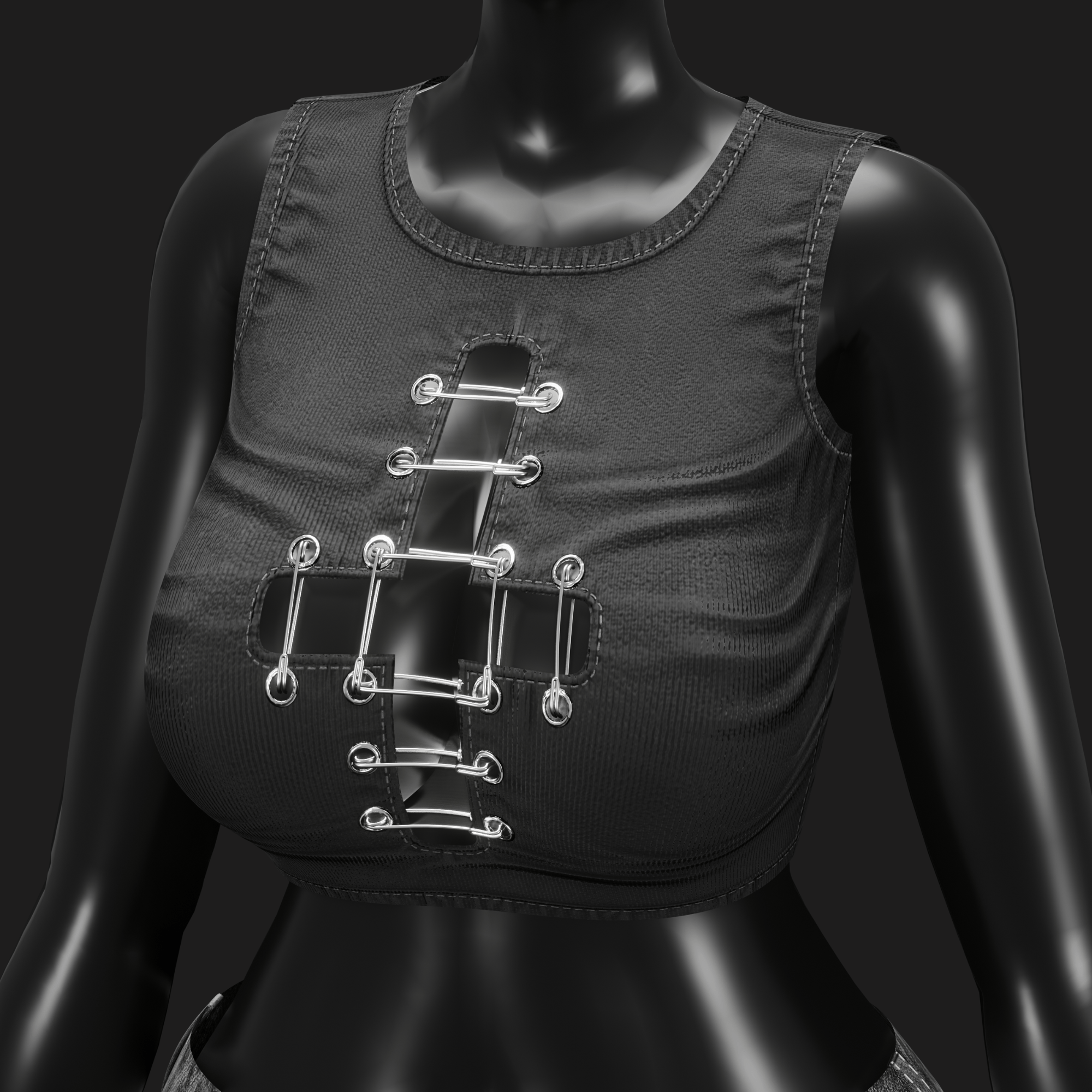 WOMEN'S Y2K 2000's SET VRChat - Cargo Pants + T-Shirt | WOLVES STUDIO