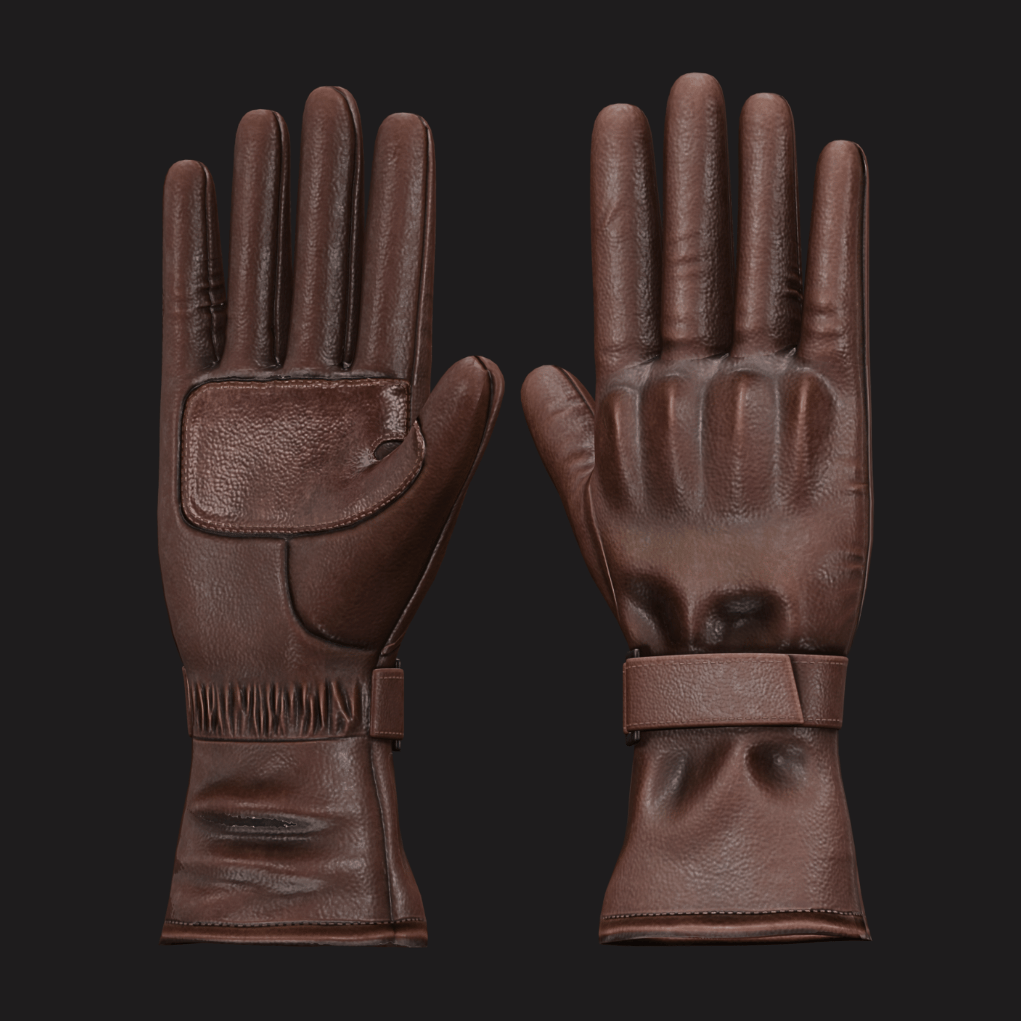 Leather Gloves PBR 01 | WOLVES STUDIO