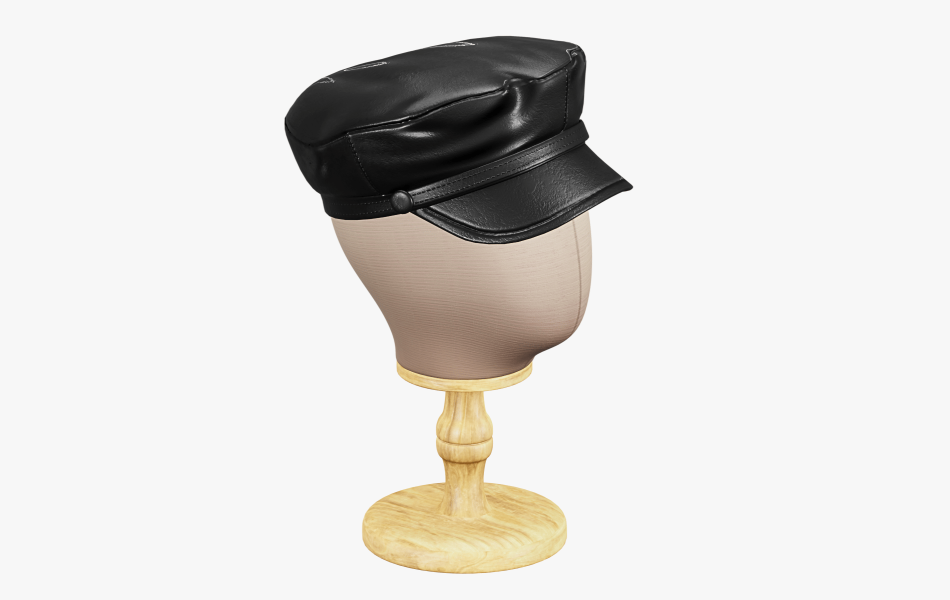 Newsboy Cap PBR Low Poly | WOLVES STUDIO