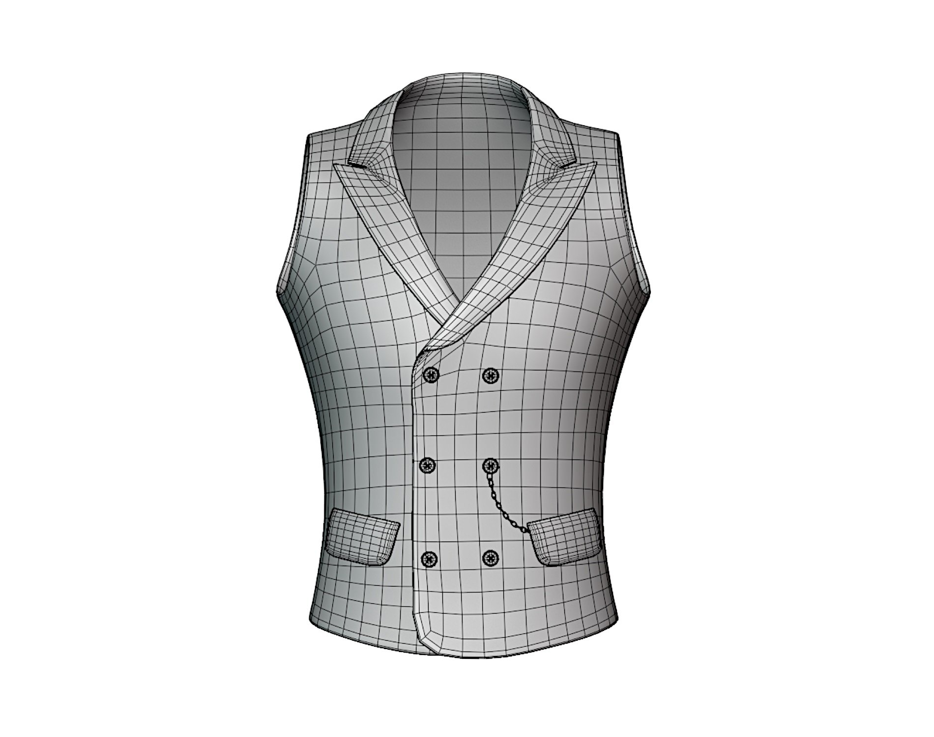 Suit Vest + Shirt Mafia Style Pack 01 | WOLVES STUDIO