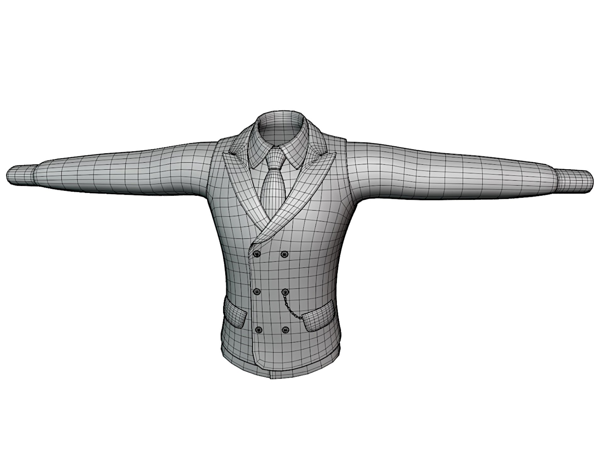 Suit Vest + Shirt Mafia Style Pack 01 | WOLVES STUDIO