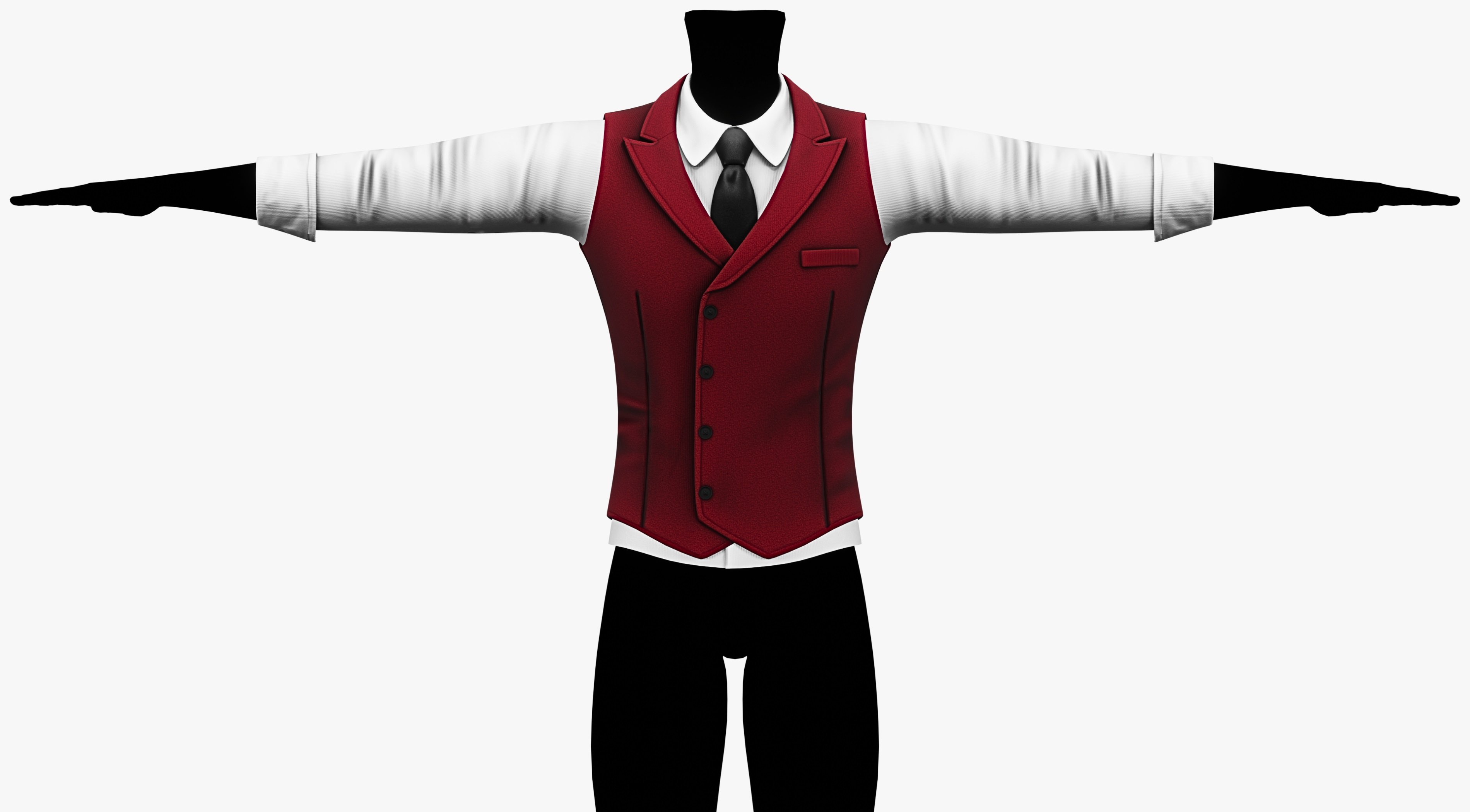Suit Vest + Shirt Mafia Style Pack 02 | WOLVES STUDIO
