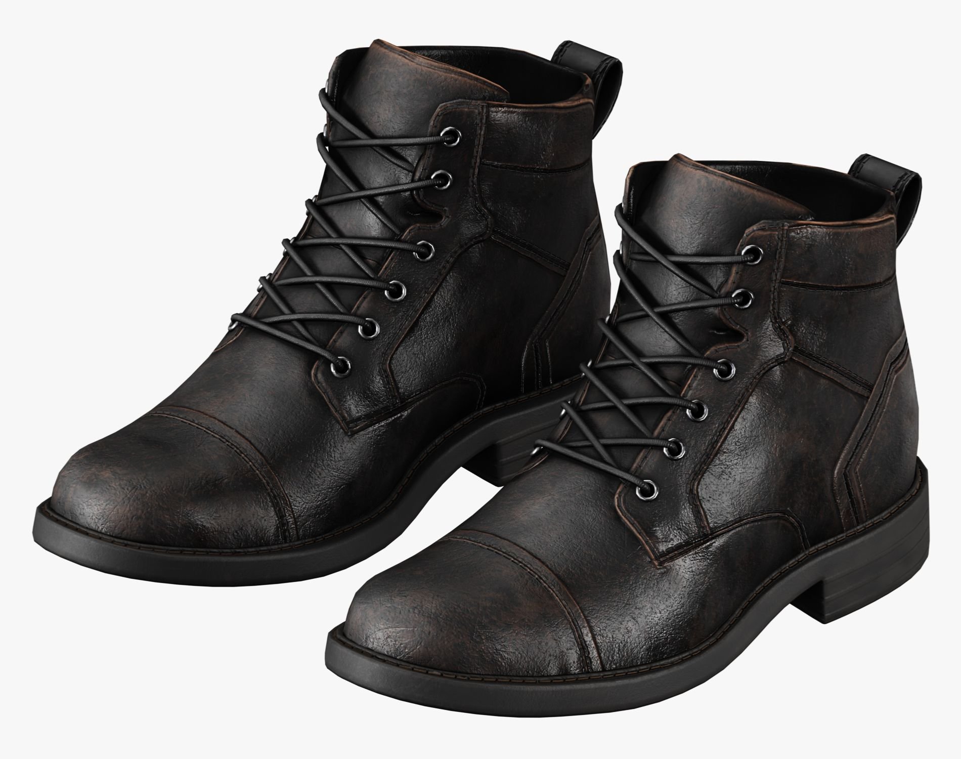 Leather Boots Pack 1 - Game-Ready PBR Footwear for VRChat & Unity | WOLVES STUDIO