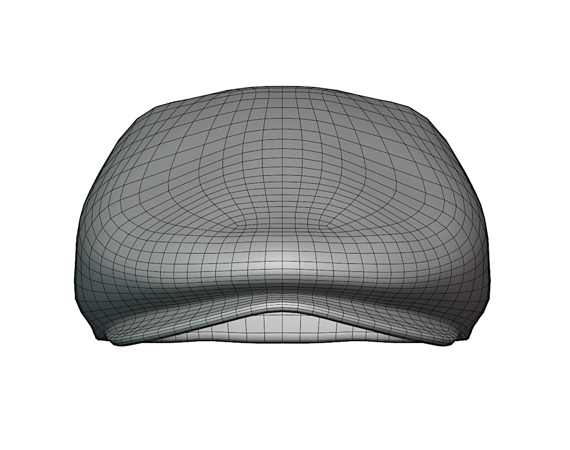 Classic Black Leather Flat Cap Vintage | WOLVES STUDIO