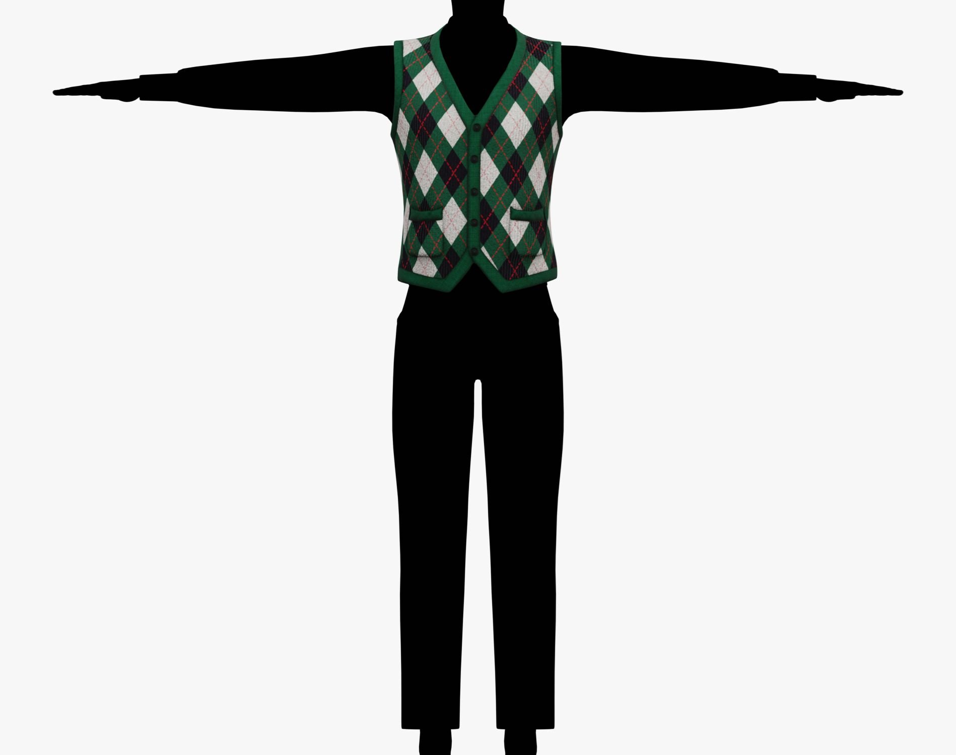 Vintage Argyle Sweater Vest Pack | WOLVES STUDIO
