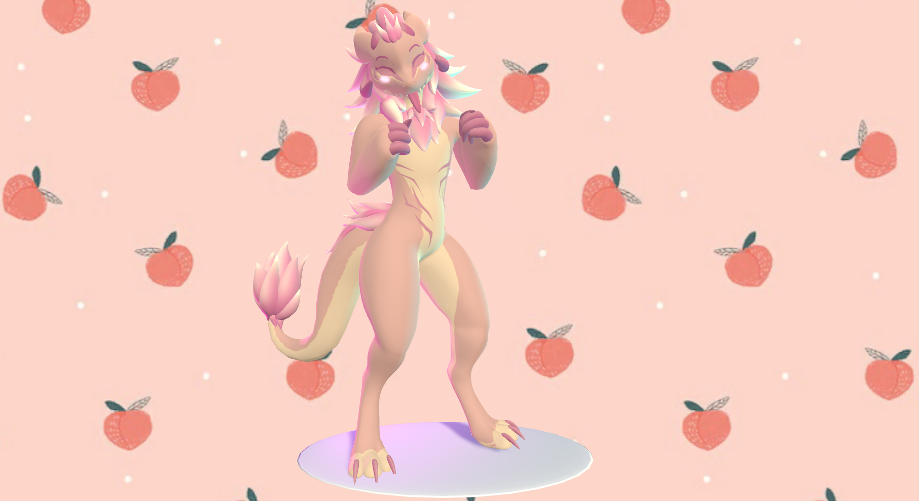 Peach - Retexture For Wickerbeast King VRChat Avatar