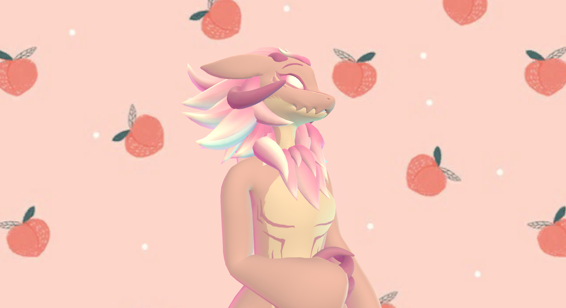 Peach - Retexture For Wickerbeast King VRChat Avatar