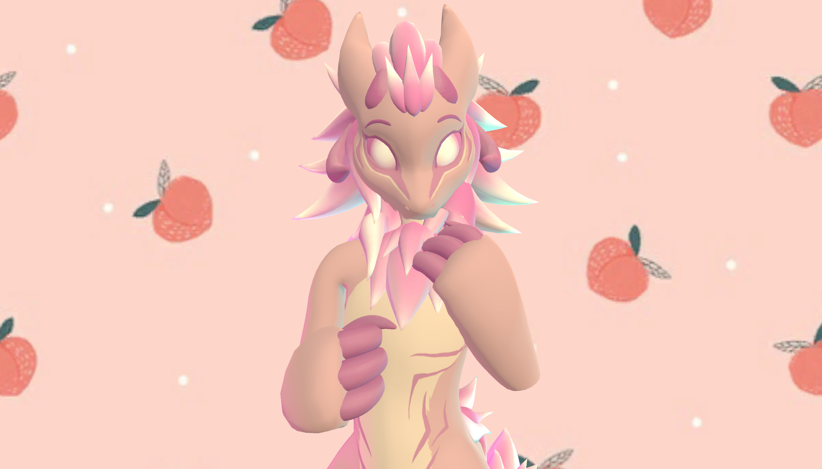 Peach - Retexture For Wickerbeast King VRChat Avatar