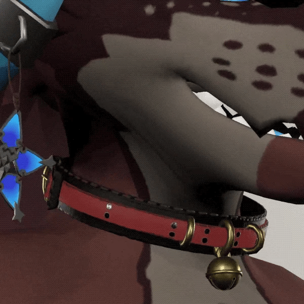 Bell Collar for Winterbold - Interactive VRChat Bell Collar Accessory