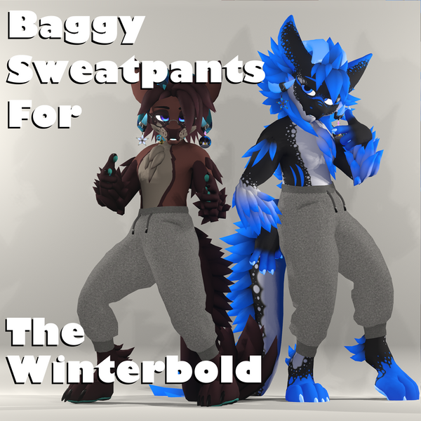 Baggy Sweatpants for Winterbold - VRChat Sweatpants Accessory