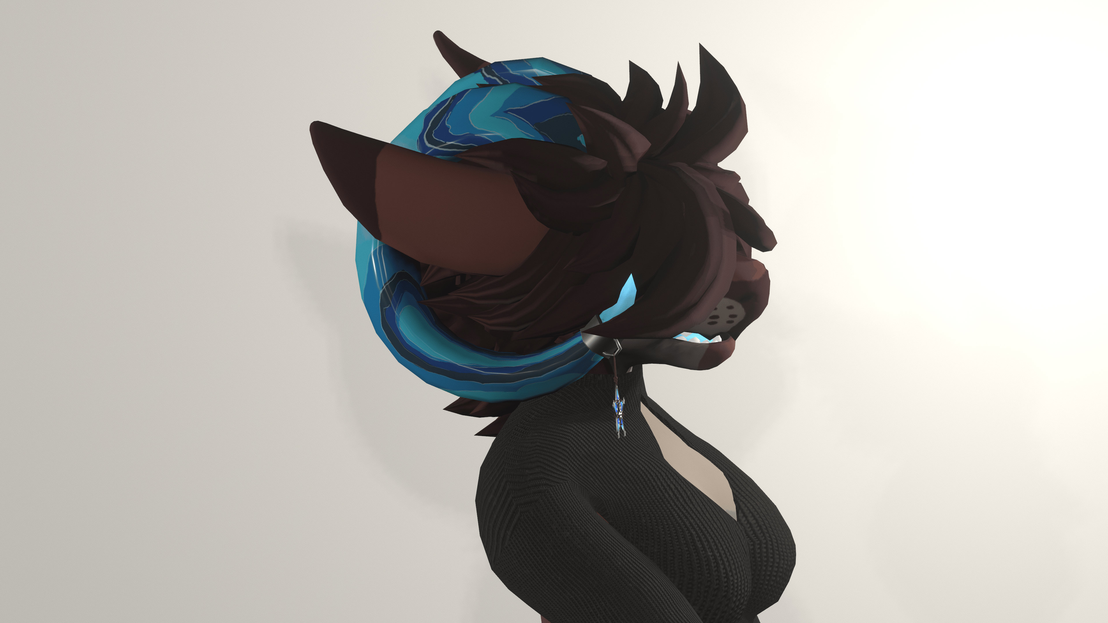 Fluffy Hair for Winterbold - VRChat Hair Accessory